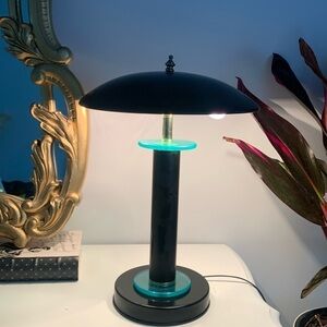 MCM touch mushroom lamps green& black gold minimalist office bedroom living room